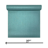 31011 Teal blue faux fabric modern wallpaper contemporary unique wallcoverings rolls
