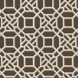 3112-002709 Adlington Brown Geometric Wallpaper