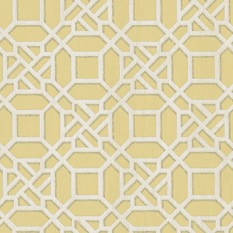 3112-002710 Adlington Yellow Geometric Wallpaper