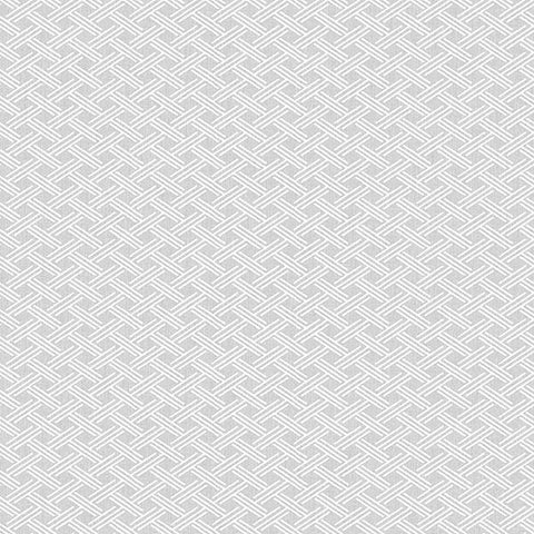 3113-12084 Sweetgrass Grey Trellis Wallpaper