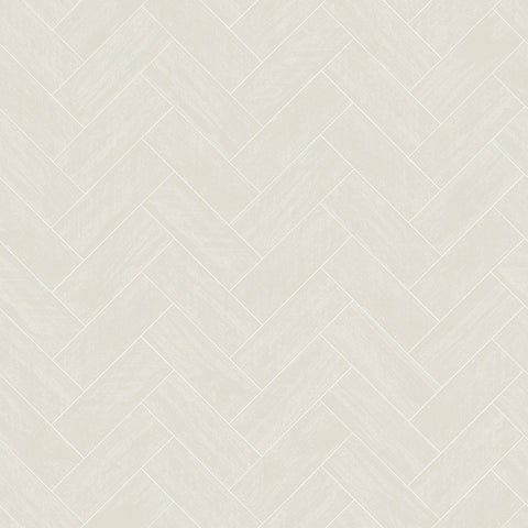 3122-10120 Kaliko Light Grey Wood Herringbone Wallpaper