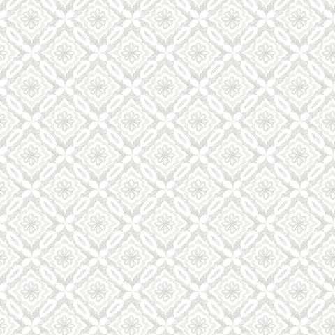3122-10700 Hugson Grey Quilted Damask Wallpaper