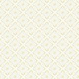 3122-10703 Hugson Yellow Quilted Damask Wallpaper