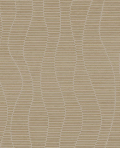 312420 Waves Stripes Metallic Wallpaper