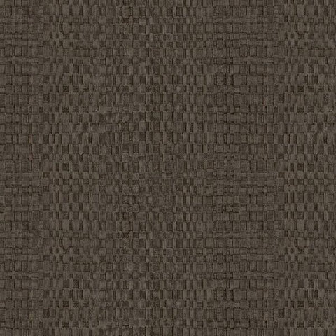 313531 Canvas Basket Weave Brown Wallpaper