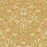 316006 Lila Gold Strawberry Floral Wallpaper