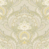 316010 Nasrin Light Grey Large Floral Damask Wallpaper