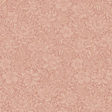 316023 Zahara Coral Scandinavian Floral Wallpaper