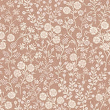 316043 Liana Blush Raised Berry Floral Wallpaper