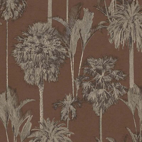 317322 Palm Botanical Jungle Trees Forest Vintage Wallpaper