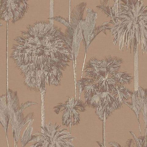 317323 Palm Botanical Jungle Trees Forest Vintage Wallpaper