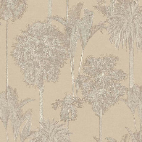 317325 Palm Botanical Jungle Trees Forest Vintage Wallpaper