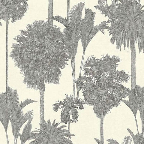 317326 Palm Botanical Jungle Trees Forest Vintage Wallpaper