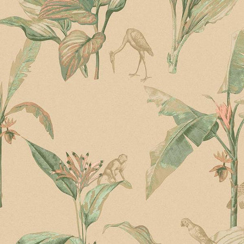 317344 Jungle Animals Leaves Wallpaper