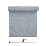 32665 Plain contemporary matt gray faux subtle woven fabric textured modern wallpaper