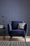 32741 Vertical Weave Blue Wallpaper Galerie Wallcoverings 