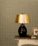 32809 Weave Texture Brown Gold Wallpaper Galerie Wallcoverings