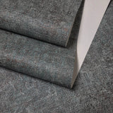 32827 Industrial chic matt teal bronze faux distressed plaster textured wallpaper roll

