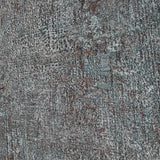 32827 Industrial chic matt teal bronze faux distressed plaster textured wallpaper roll
