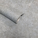32832 Industrial chic matt gray rustic faux distressed plaster textured wallpaper roll