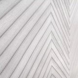 33375 Light gray off white faux herringbone wood planks textured modern wallpaper 3D