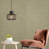 33384 Dry grass tan Brown faux rattan look braid Lloyd Loom Weave textured wallpaper
