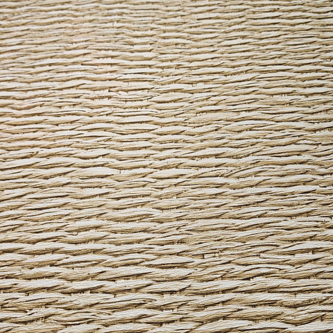 33385 Grass beige faux rattan look braid Lloyd Loom Weave textured modern wallpaper 3D