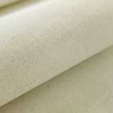 33391 Plain contemporary matt cream off white faux linen fabric textured wallpaper