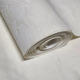 335801, WM33580101 Flocking off white Flocked Victorian damask flock velvet textured Wallpaper 3D
