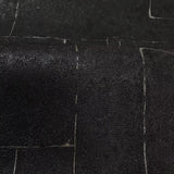 33722 Charcoal black silver faux concrete textured modern artwork patchwork wallpaper