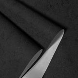 33758 Black charcoal dark gray faux plaster textured contemporary plain wallpaper roll