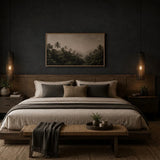 33758 Black charcoal dark gray faux plaster textured contemporary plain wallpaper roll