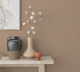33966 Linen Brown Wallpaper Galerie Wallcoverings