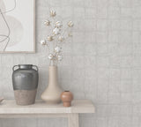 33968 Tile Metallic Grey Wallpaper Galerie Wallcoverings