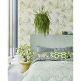 340511 Palm Weave Botanical Wallpaper