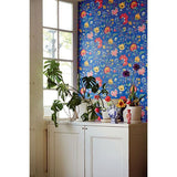341034 Epona Dark Blue Floral Fantasy Wallpaper