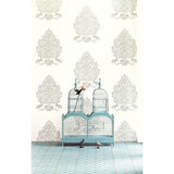 341050 Till Cream President Damask Wallpaper