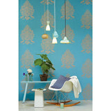 341052 Till Ocean President Damask Wallpaper