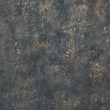 34270 Distressed paint gray rose gold metallic faux concrete plaster texture wallpaper