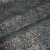 34270 Distressed paint gray rose gold metallic faux concrete plaster texture wallpaper