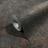 34270 Distressed paint gray rose gold metallic faux concrete plaster texture wallpaper