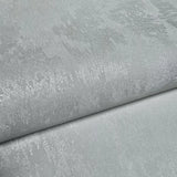 34275 Plain foil silver metallic faux concrete plaster textured contemporary wallpaper
