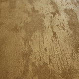 34277 Foil bronze ginger gold metallic faux concrete plaster textured Plain wallpaper