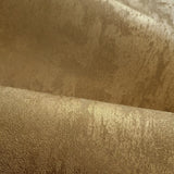 34277 Foil bronze ginger gold metallic faux concrete plaster textured Plain wallpaper