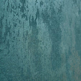 34278 Plain foil green blue teal metallic faux concrete plaster textured wallpaper