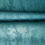 34278 Plain foil green blue teal metallic faux concrete plaster textured wallpaper