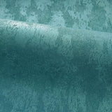 34278 Plain foil green blue teal metallic faux concrete plaster textured wallpaper