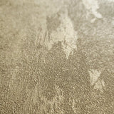 34280 Plain contemporary foil gold metallic faux concrete plaster textured wallpaper