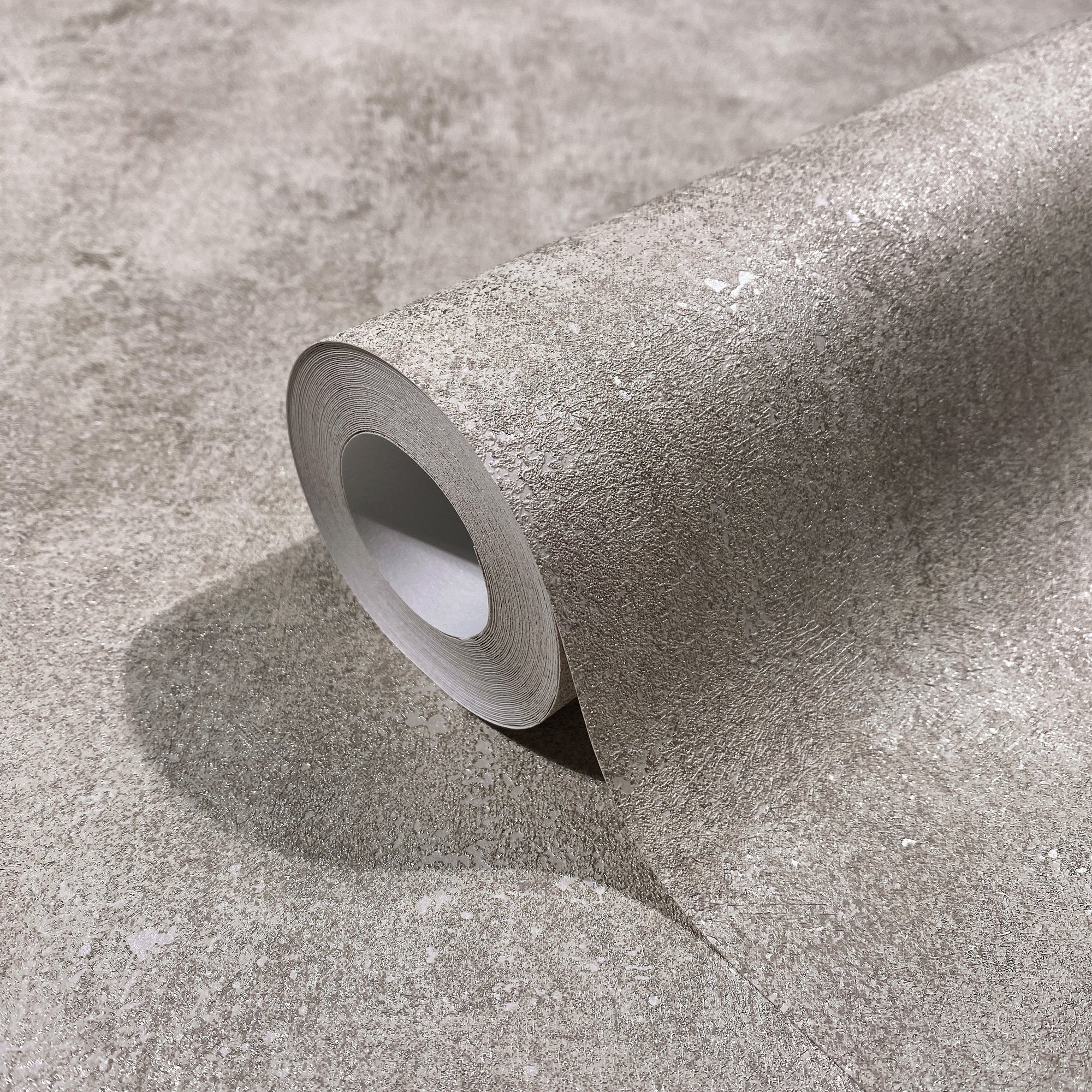 Sloane Greige Textured Shimmer Wallpaper
