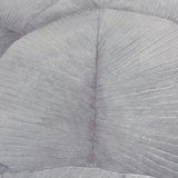 34562 Light gray purple overlapping leaf Textured batik large leaves modern Wallpaper